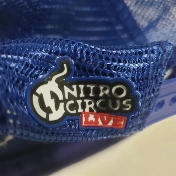 Nitro Circus Blue,Mesh Snapback Mens Trucker  Hat. - Picture 5 of 6